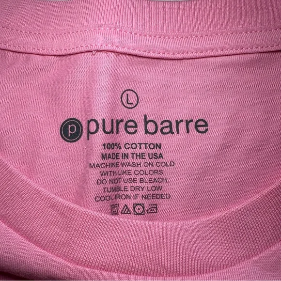 Pure Barre Circle P Cropped Tee - Picture 3 of 4